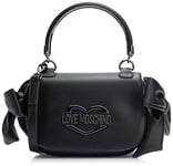 Love Moschino Women's jc4203pp1i BORSA A Mano, Black, 20X14X8