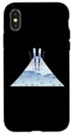 Coque pour iPhone X/XS Design aventure ski hiver