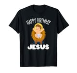 Christian Religion Christmas Happy Birthday Jesus Baby T-Shirt