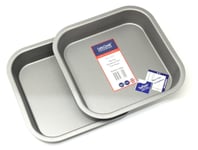 Square Sandwich Pan Twin Pack, British Made with Teflon Non Stick