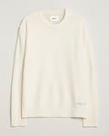 NN07 Nigel Lambswool Knitted Crew Neck Ecru