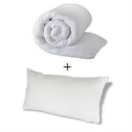 SINGLE DUVET QUILT AND 1 PILLOW - SINGLE 15.0 TOG QUALITY QUILT AND PILLOW