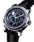 Louis Moinet Watch Metropolis Blue Black Limited Edition