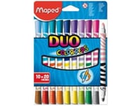 Corex Double-Sided Felt-Tip Pens Maped Color'peps 10 Pieces (847010)