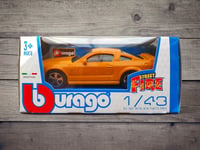 Miniature Bburago street fire Ford mustang GT orange 1/43 neuf