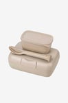 Koziol - Set Med 2x Lunchbox & Bestick Candy Ready - Beige