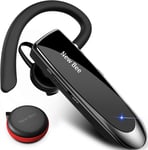 Main Libre Bluetooth Oreillette, Casque Sans Fil Bluetooth Avec Microphone 60 Jours En Veille Casque Mains Libres Avec Microphone Casque Pour Iphone Samsung, Htc, Lg, Sony, Pc (Noir)