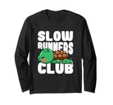 Funny Slow Turtle Runners Club - Cool Marathon Running Long Sleeve T-Shirt