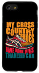 Coque pour iPhone SE (2020) / 7 / 8 Mes chaussures de cross-country ont plus de milles pour