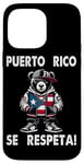 iPhone 14 Pro Max Puerto Rico Se Respeta Boricua Bear PR Flag Case