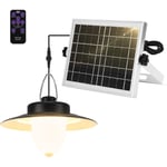 Lightess - Lampe Solaire Extérieur avec Télécommande, Blanc Chaud