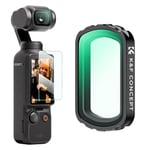 K&F Concept UV Filters for DJI Osmo Pocket 3, Magnetic UV Lens Protector Filter for Osmo Pocket 3 Creator with Screen Protector Camera Accessories