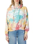 Tommy Hilfiger Jeans WoMens Hoodie In Light Blue - Multicolour Cotton - Size X-Small