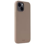 Holdit iPhone 15 Silicone Case, Mocha Brown