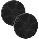 2x Filtre combiné remplacement pour Moulinex ab 6, AB6, ad 6, AD6 pour Friteuse - Anti-graisses et odeurs, 165 mm - Vhbw