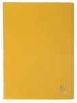 Exacompta - Réf. 85109E - 1 Protège-documents OPAK - 100 pochettes grainées antireflet - 200 vues - pour format A4 - dimensions 24 x 32 cm - couverture en polypro souple - couleur jaune