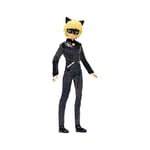 Miraculous Sequin Fashion Flip Adrien To Cat Noir | 26cm Articulated Cat Noir Toy With Mask | Bandai Reversible Sequin Dolls Tales Of Ladybug & Cat Noir Toys