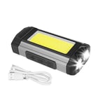 Package C 2200mah built-in battery Lampe de poche étanche à LED COB Rechargeable par USB, avec Power Bank 18650, lanterne Portable avec aimant, idéale pour le Camping, 4000mAh ""Nipseyteko