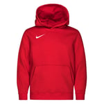 Nike Hettegenser Fleece Park 20 - Rød/Hvit Barn, størrelse XS: 122-128 cm