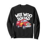 Funny Firefighter Art For Men Women Kids Fire Truck Fireman Sweatshirt