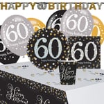 60-års Kalas Sparkling Celebration Kit 8 Pers