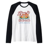 Crime Books / Crime Book / Life Is Better With Crime Books! Raglan Baseball Tee