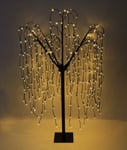 6 FT Willow Tree 240 LED Warm White Lights with Metal Square Base 180cm