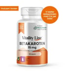 Vitality Line Betakaroten 15 Mg 120 Kapsler