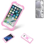 protective ring for Realme Gt Neo 2 Silicone Case Softcase Bumper pink