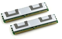 CoreParts DDR2 - 16 GB: 2 x 8 GB - FB-DIMM 240-pin - 667 MHz / PC2-5300 - Fullt bufret - ECC - for Fujitsu SPARC Enterprise T5120  T5220  T5440; Sun