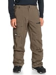 Quiksilver Pantalon de Snow Utility PT Homme Marron L