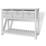 Buffet Blanc Console Meuble de Rangement Table d'Appoint Chambre Maison vidaXL