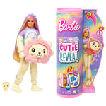 Barbie Coffret Poupée Mannequin Cutie Reveal Série T-Shirt Confort Incluant 10 Surprises, Costume Lion en Peluche, Série T-Shirt Confort « Hope », Jouet Enfant, A Partir De 3 Ans, HKR06