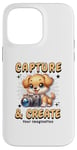 iPhone 14 Pro Max Cute Camera Dog Photographer Photo Capture & Create Puppy Case