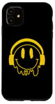 iPhone 11 Melting Yellow Smile Funny Smiling Melted Dripping Face Cute Case