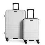 Ben Sherman Derby Hereford Sunderland Spinner Valise de Voyage Verticale, 4 Roues 28, Blanc, Valise Verticale de Voyage Hereford