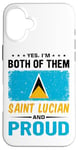 iPhone 16 Plus Saint Lucian Roots Lucian Pride Design for St Lucian Case