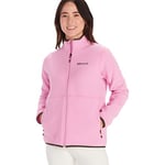 Marmot Femme Wm's Rocklin Full Zip Jacket, Veste polaire chaude, veste molleton respirante et résistante au vent, veste outdoor, Sweat à capuche zippé, Wild Orchid, L