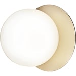 Liila 1 Wall/Ceiling Lamp 165 mm, Nordic Gold / Opal