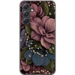 Samsung Galaxy S24 FE Genomskinligt Skal Blommor