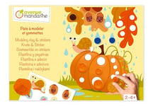 Avenue Mandarine KC168C - Coffret créatif enfant - PATES A MODELER ET GOMMETTES - À partir de 2 ans - SAISONS