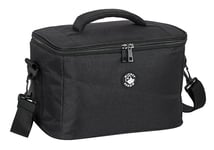 Safta Mickey Black Réfrigérateur Carré Waterproof, Réfrigérateur pour Froid et Chaleur, Réfrigérateur Facile à Transporter, Réfrigérateur étanche, Réfrigérateur pour Randonnée 29 x 18 x 19 cm, Noir,