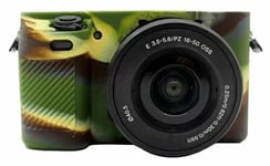 Coque de protection en Silicone pour appareil photo numérique Sony A6000,ILCE-6000 - Type Camouflage