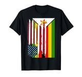 ZIM USA National Flag Patriotic Citizen Souvenir Attire T-Shirt