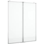 Vidaxl - Tableau blanc magnétique pliable 80x100x1,7 cm aluminium