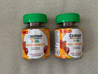 2 x Centrum Kids Multivitamins Orange & Mixed Berry Immunity Support 30 Gummies