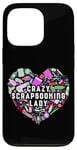 iPhone 13 Pro Scrapbooking Heart Crazy Scrapbooking Lady Case