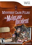 Mystery Case Files The Malgrave Incident - Nintendo Wii