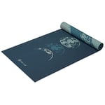 Gaiam Yoga Mat Premium Print Reversible Extra Thick Non-Slip Mat for All Types of Yoga, Pilates and Floor Exercise, Moon Wave 6mm