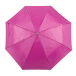 eBuyGB Mini Pliable Compact Parapluie de Poche télescopique à Ouverture Manuelle pour Mariage avec poignée de Transport et Housse de Protection Assortie Mixte, Fuchsia, 104 cm